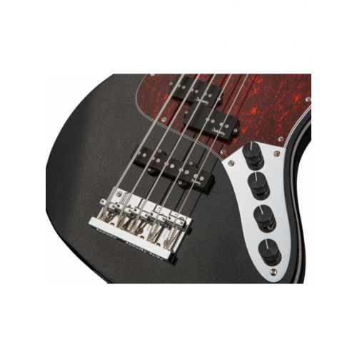 Бас-гитара SADOWSKY MetroExpress 21-Fret Hybrid P/J Bass, Maple, 5-String (Solid Black High Polish)